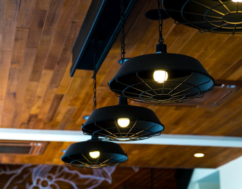 Lamps Modern Cafe